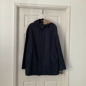 Brooks Brothers Navy Blue Rain Coat